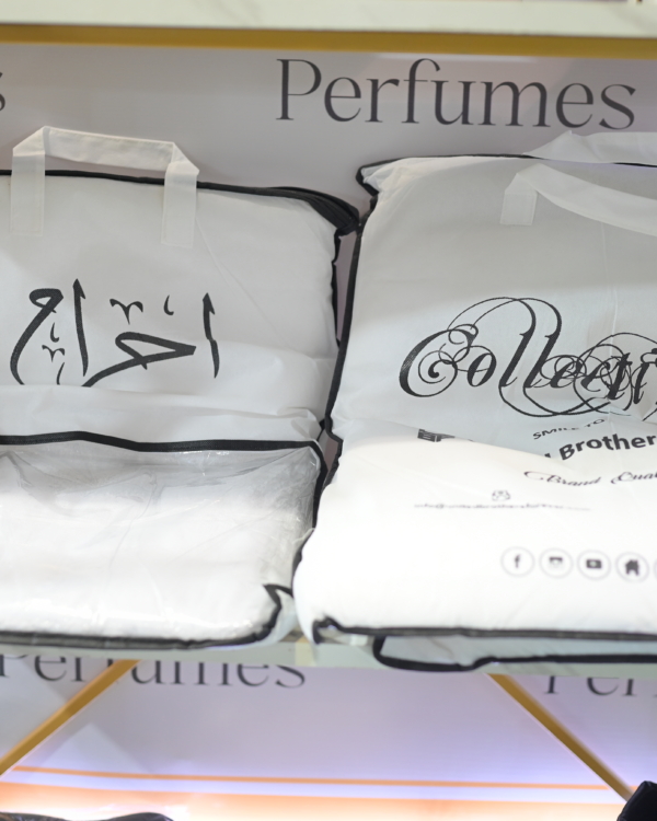 Collective Ahram 100% cotton 45x90 white towel set for Hajj